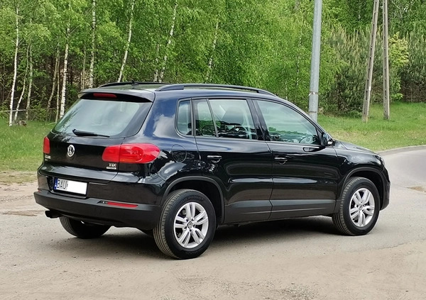 Volkswagen Tiguan cena 48800 przebieg: 162000, rok produkcji 2012 z Augustów małe 92